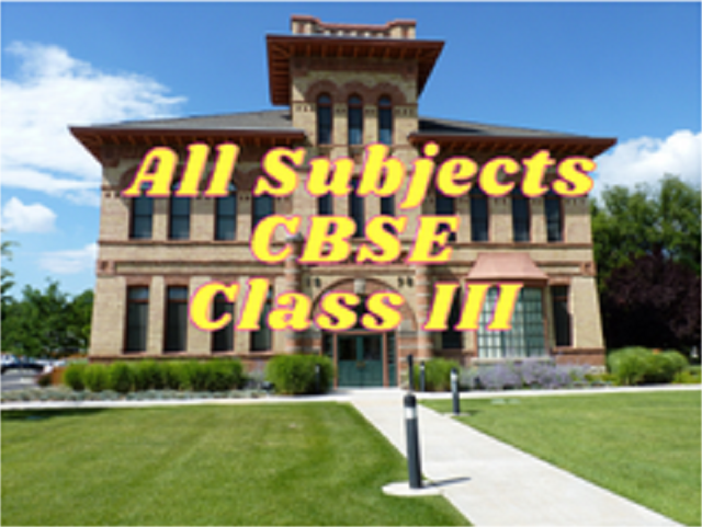 All Subjects (CBSE) - Class III